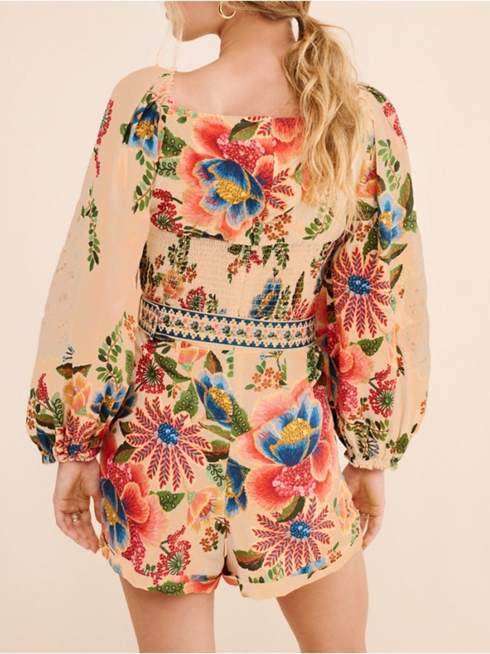 FARM Rio Delicate Garden Romper Size S - Picture 5 of 10